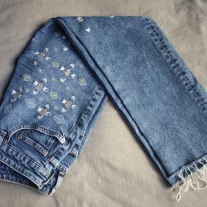 Lucky Brand Jeans NWT Embroidery Boyfriendjeans